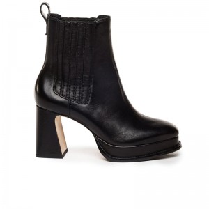 Black Women Bernardo Nicola Platform Boots | MDI2264FY