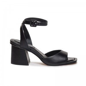 Black Women Bernardo Nyack Heels Sandals | JVH10085YM