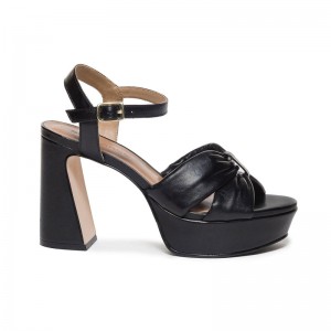 Black Women Bernardo Veronika Platform Sandals | MMK2318CQ