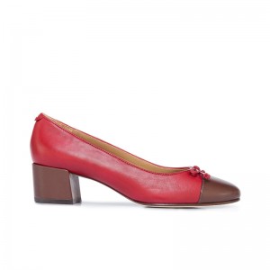 Dark Red Chocolate Women Bernardo Marisol Ballerina Pumps | TKE1473CG