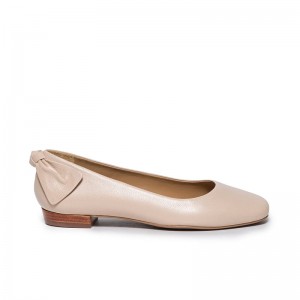 Pink Women Bernardo Eloisa Bow Ballet Flats | BUN3112EM