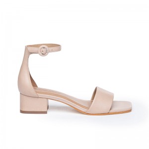 Pink Women Bernardo Jalena Low Heels Sandals | TQE4015SO