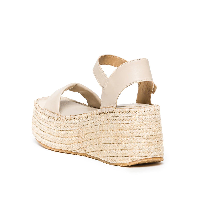 Beige Women Bernardo Mallorca Espadrille Platform Sandals | YDG2450AY