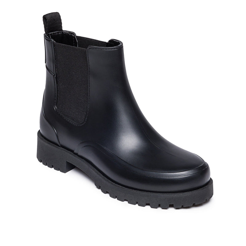 Black Women Bernardo Addison Rain Chelsea Boots | CBQ3499XU