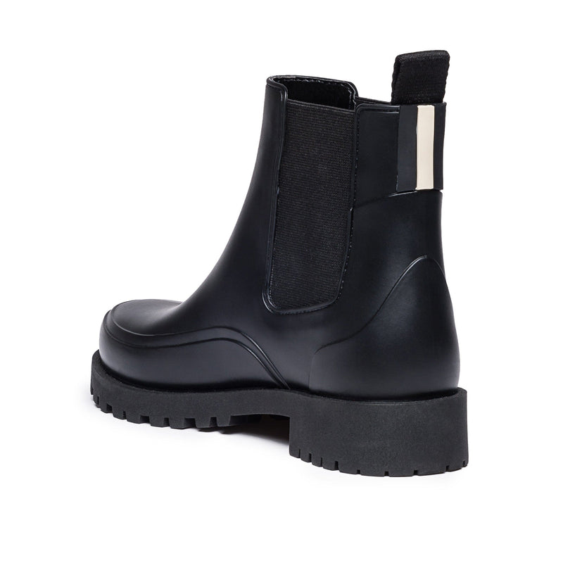 Black Women Bernardo Addison Rain Chelsea Boots | CBQ3499XU