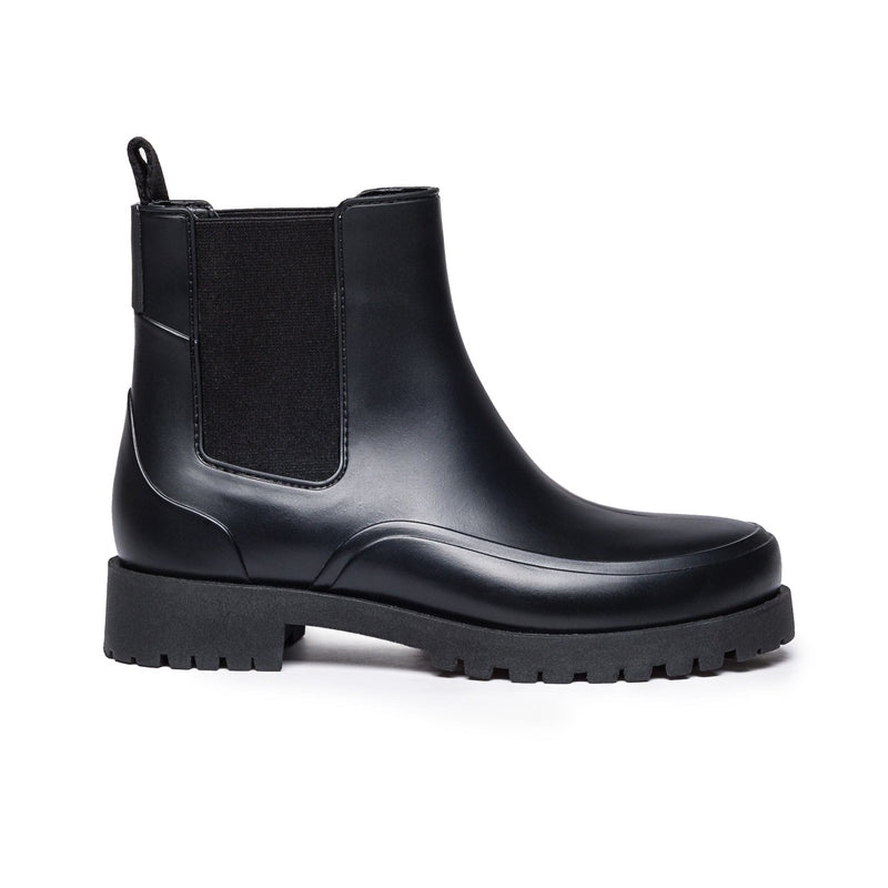 Black Women Bernardo Addison Rain Chelsea Boots | CBQ3499XU