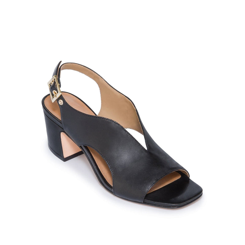 Black Women Bernardo Bedford Mid Heels Sandals | NFH1612OX