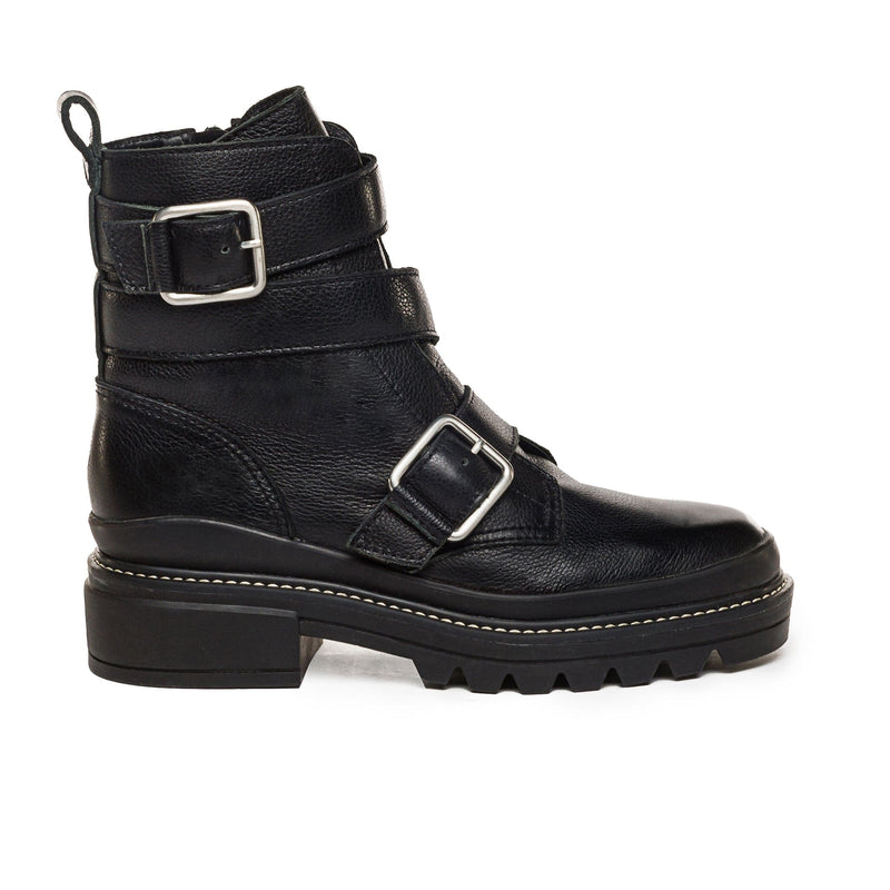 Black Women Bernardo Durban Moto Ankle Boots | KFS7227SM