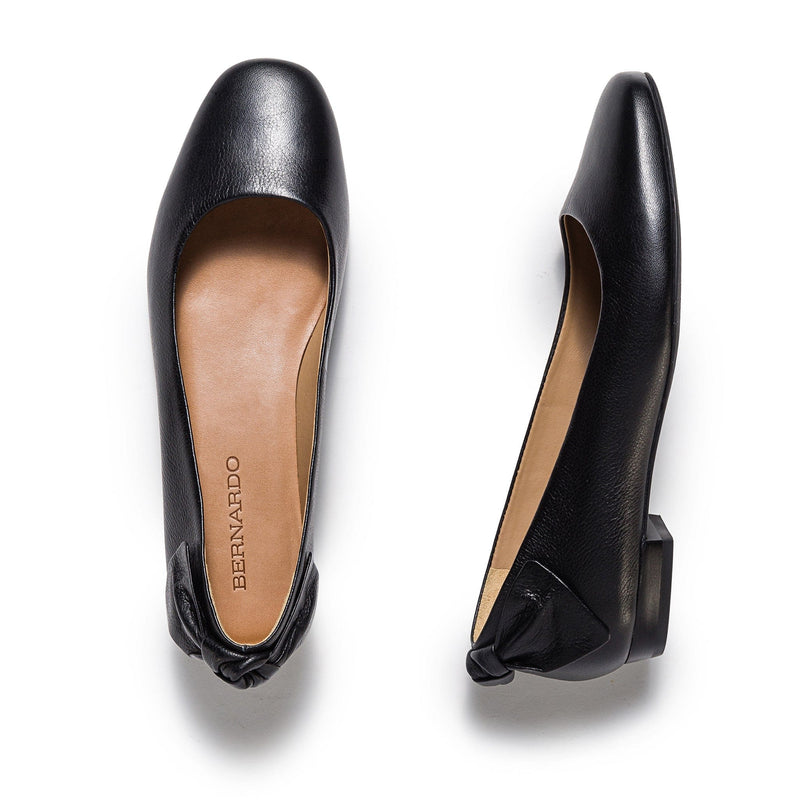 Black Women Bernardo Eloisa Bow Ballet Flats | UQQ7496KW