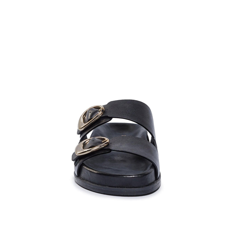 Black Women Bernardo Evie Slide Sandals | VWW7289CA