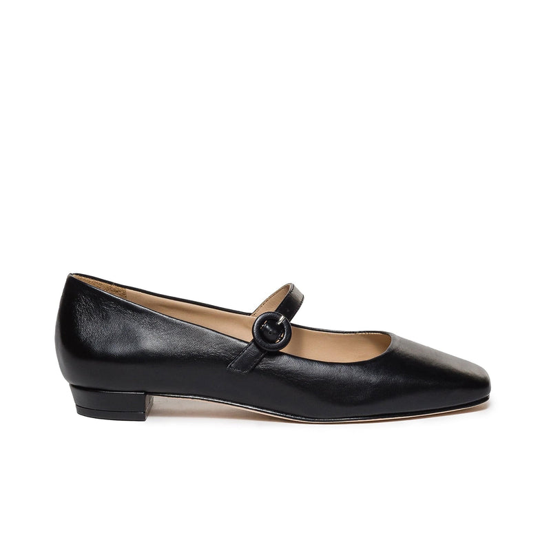 Black Women Bernardo Gabriela Mary Jane Ballet Flats | WZS757TN