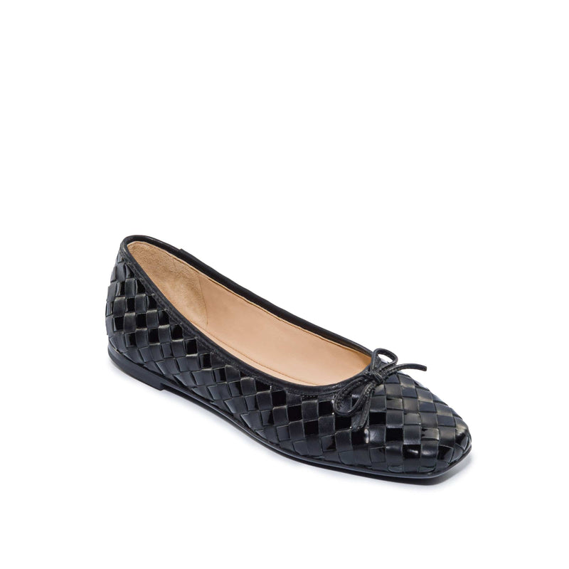 Black Women Bernardo Gwynn Woven Ballet Flats | HBO7818VY