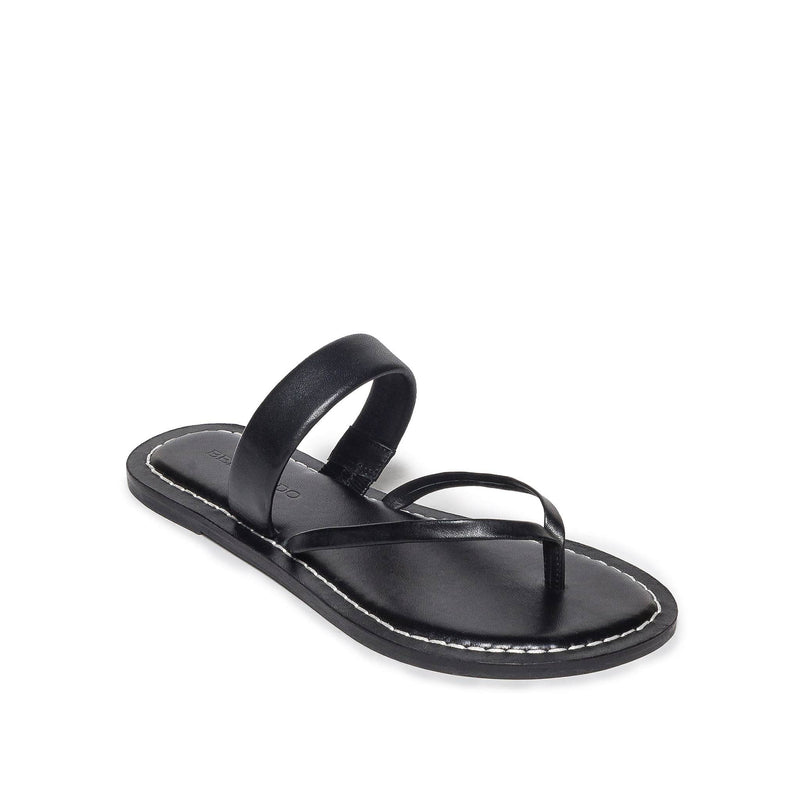 Black Women Bernardo Leia Thong Flat Sandals | PCD945CQ