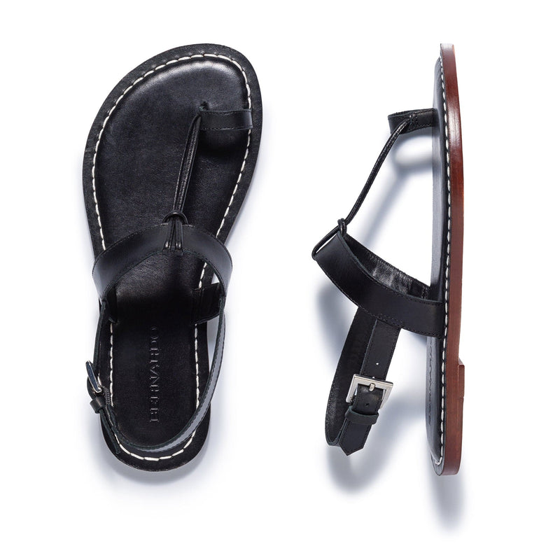 Black Women Bernardo Maverick 2 Toe Ring Flat Sandals | MQM5062OA