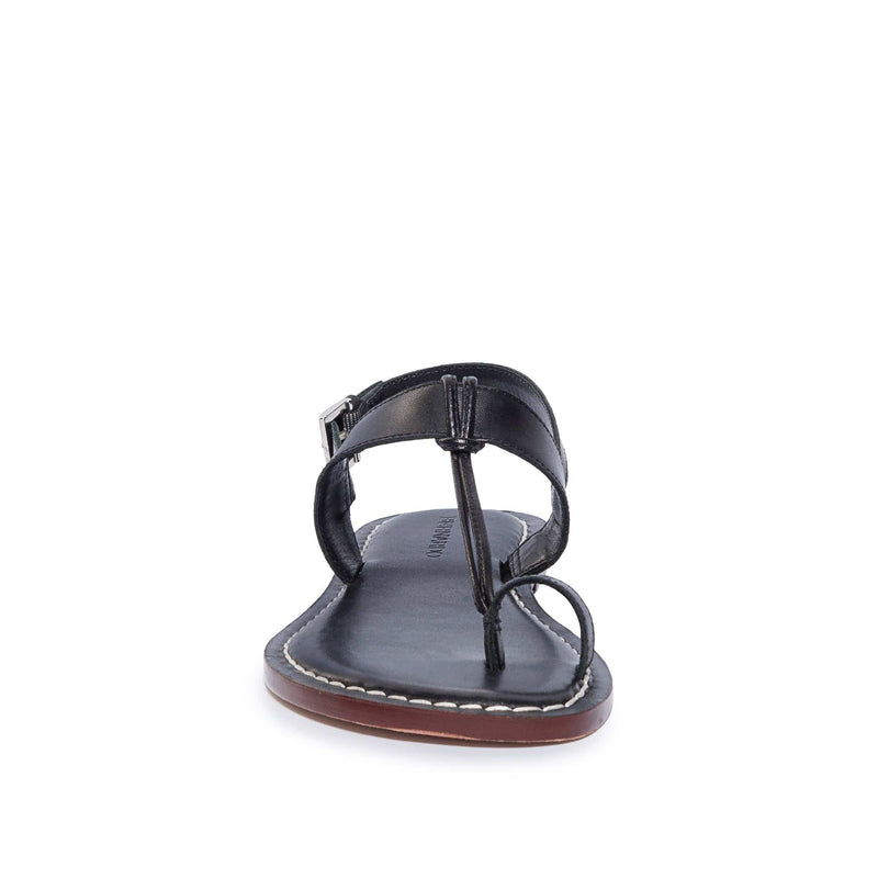 Black Women Bernardo Maverick 2 Toe Ring Flat Sandals | MQM5062OA