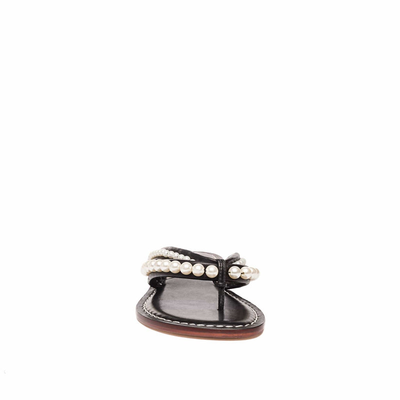 Black Women Bernardo Miami Pearl Slide Sandals | XJN2392TT