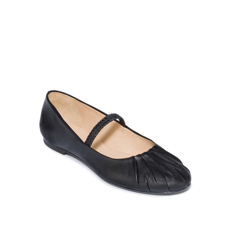 Black Women Bernardo Savona Ballerina Ballet Flats | APD5597WD