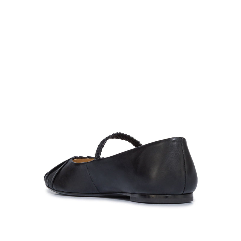 Black Women Bernardo Savona Ballerina Ballet Flats | APD5597WD