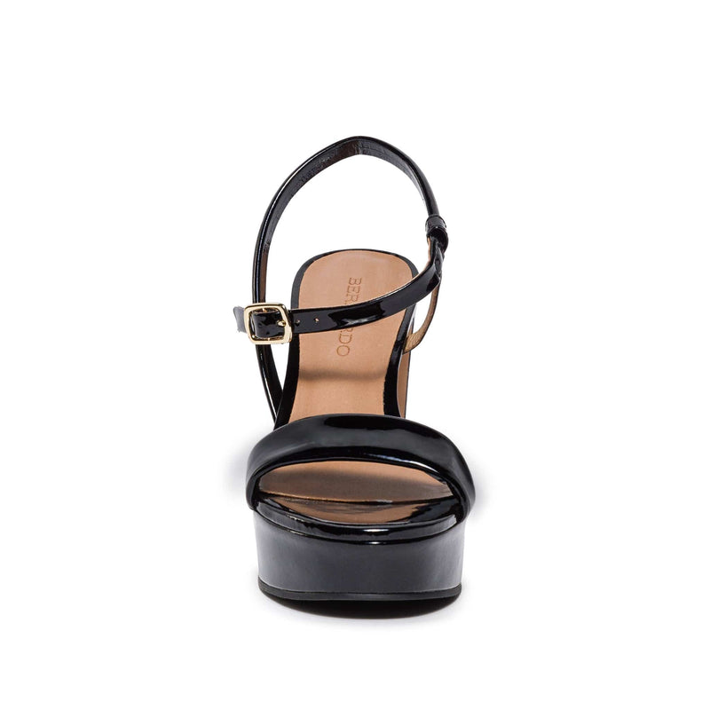 Black Women Bernardo Ventura Platform Sandals | NKC5048NH