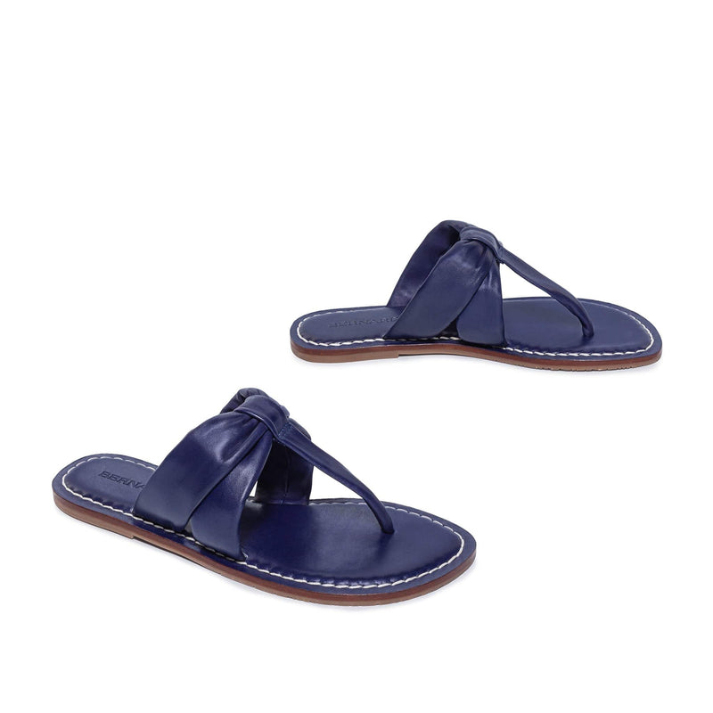 Blue Women Bernardo Margaret Thong Slide Sandals | YRD9175VZ