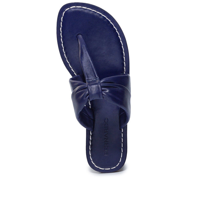 Blue Women Bernardo Margaret Thong Slide Sandals | YRD9175VZ