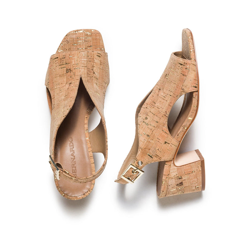 Brown Women Bernardo Bedford Mid Heels Sandals | KOH3241DH