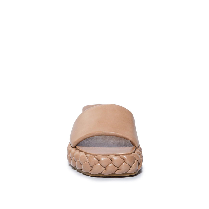 Brown Women Bernardo Charleston Braided Slide Sandals | ZBD132SH