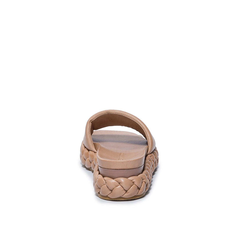 Brown Women Bernardo Charleston Braided Slide Sandals | ZBD132SH