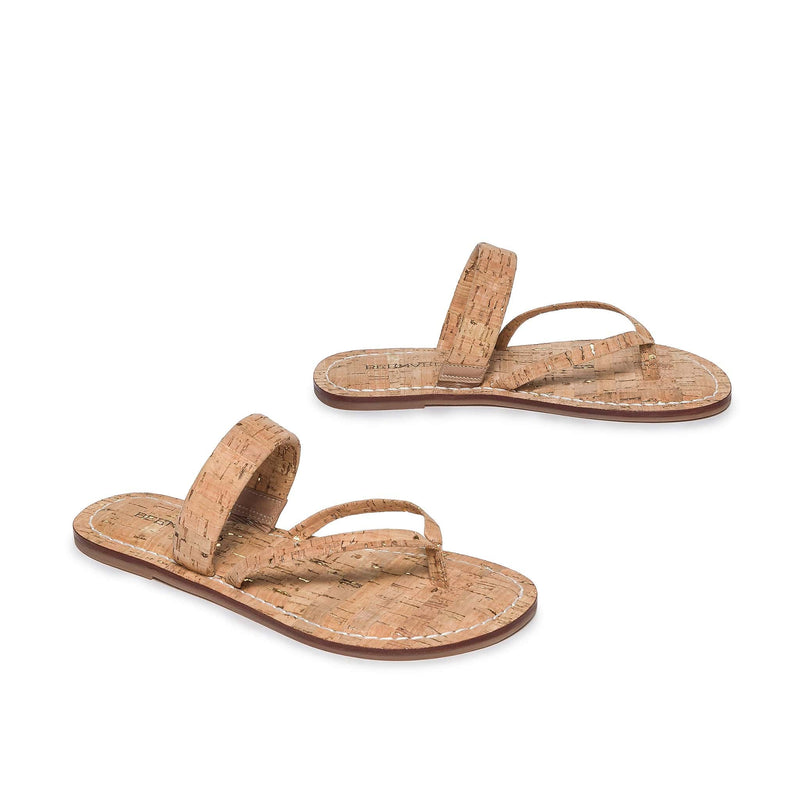 Brown Women Bernardo Leia Thong Flat Sandals | MJN2410FO