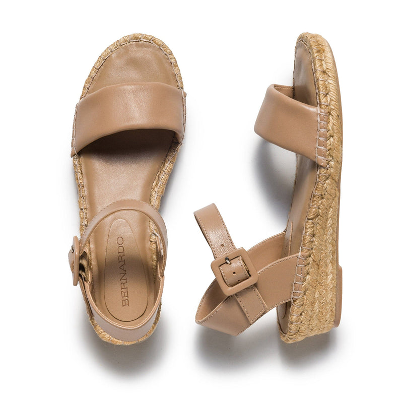 Brown Women Bernardo Madrid Espadrille Wedge Sandals | UKF5425EH