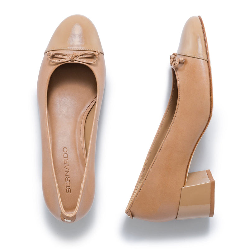 Brown Women Bernardo Marisol Ballerina Pumps | LXI3222WU