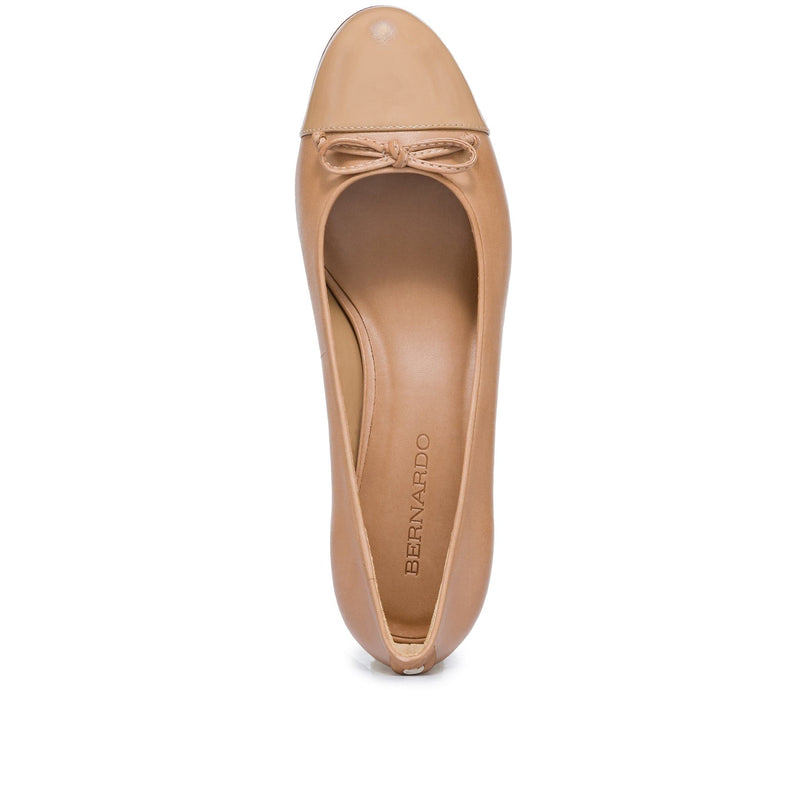 Brown Women Bernardo Marisol Ballerina Pumps | LXI3222WU