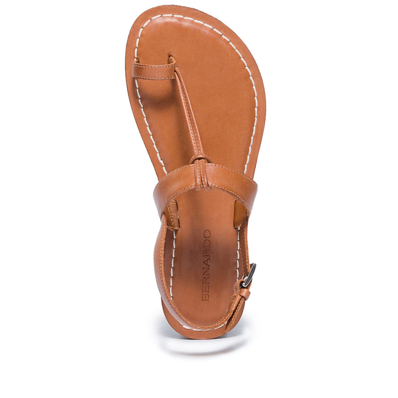 Brown Women Bernardo Maverick 2 Toe Ring Flat Sandals | NMS7042MZ