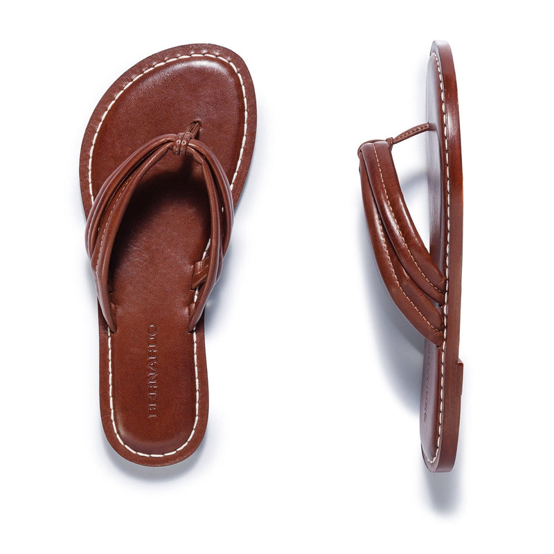 Chocolate Women Bernardo Miami Thong Slide Sandals | VDF1031XN