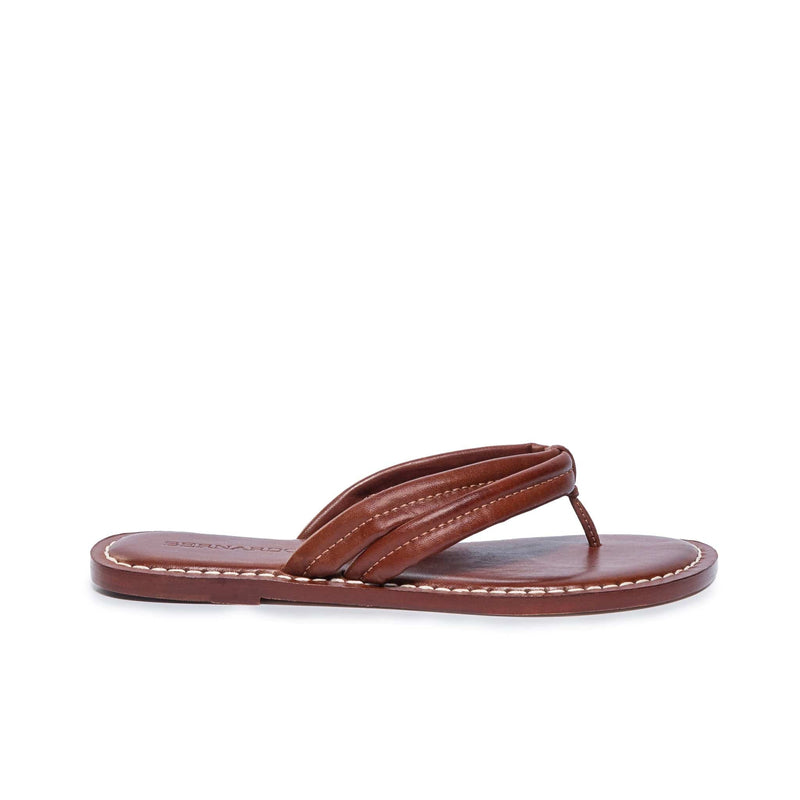 Chocolate Women Bernardo Miami Thong Slide Sandals | VDF1031XN