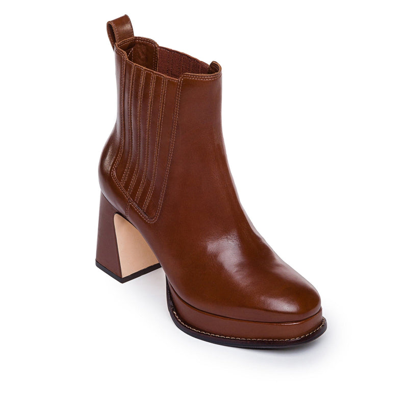 Chocolate Women Bernardo Nicola Platform Boots | BHJ5282SD