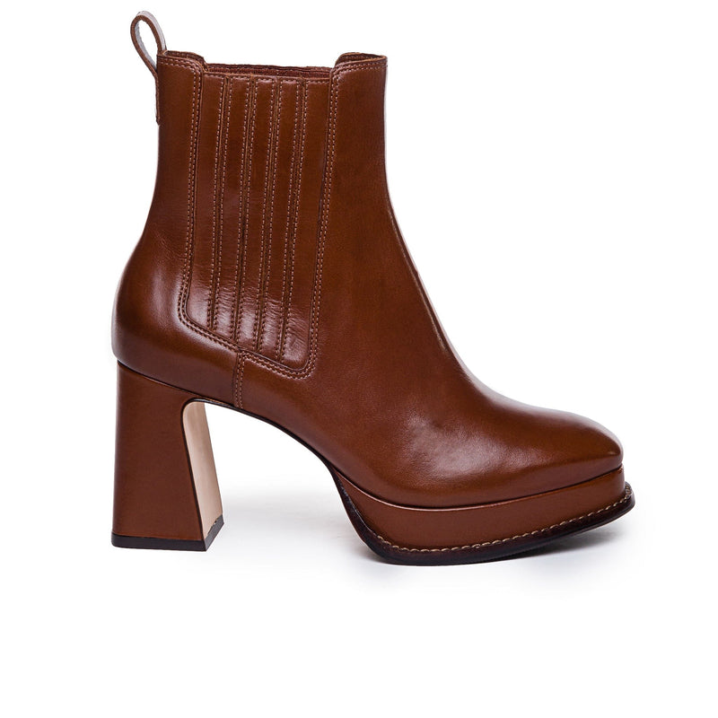 Chocolate Women Bernardo Nicola Platform Boots | BHJ5282SD