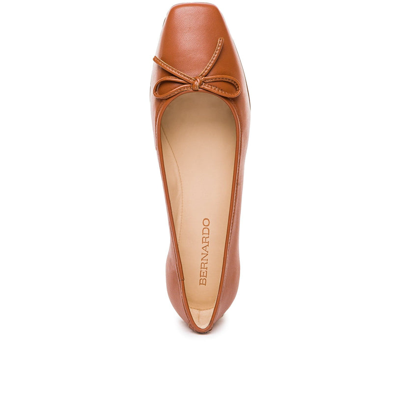 Dark Brown Women Bernardo Gwynn Ballet Flats | EWZ9383EG