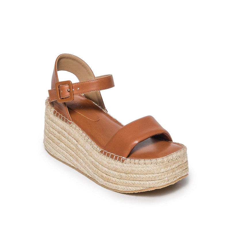 Dark Brown Women Bernardo Mallorca Espadrille Platform Sandals | FYB2028CA