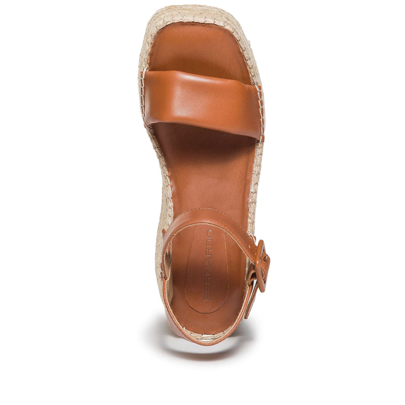 Dark Brown Women Bernardo Mallorca Espadrille Platform Sandals | FYB2028CA