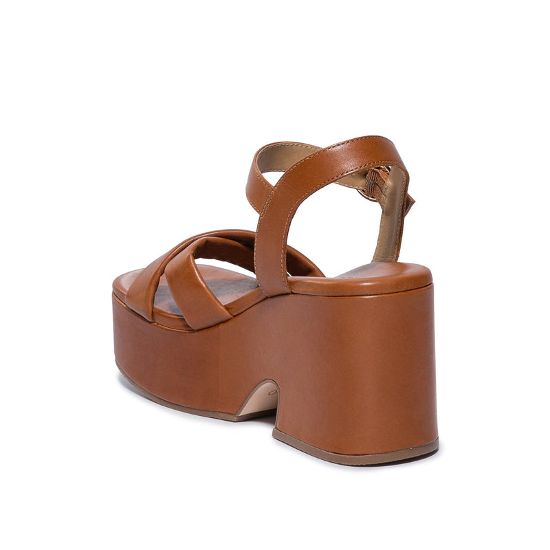 Dark Brown Women Bernardo Weston Platform Sandals | TAK8712YI