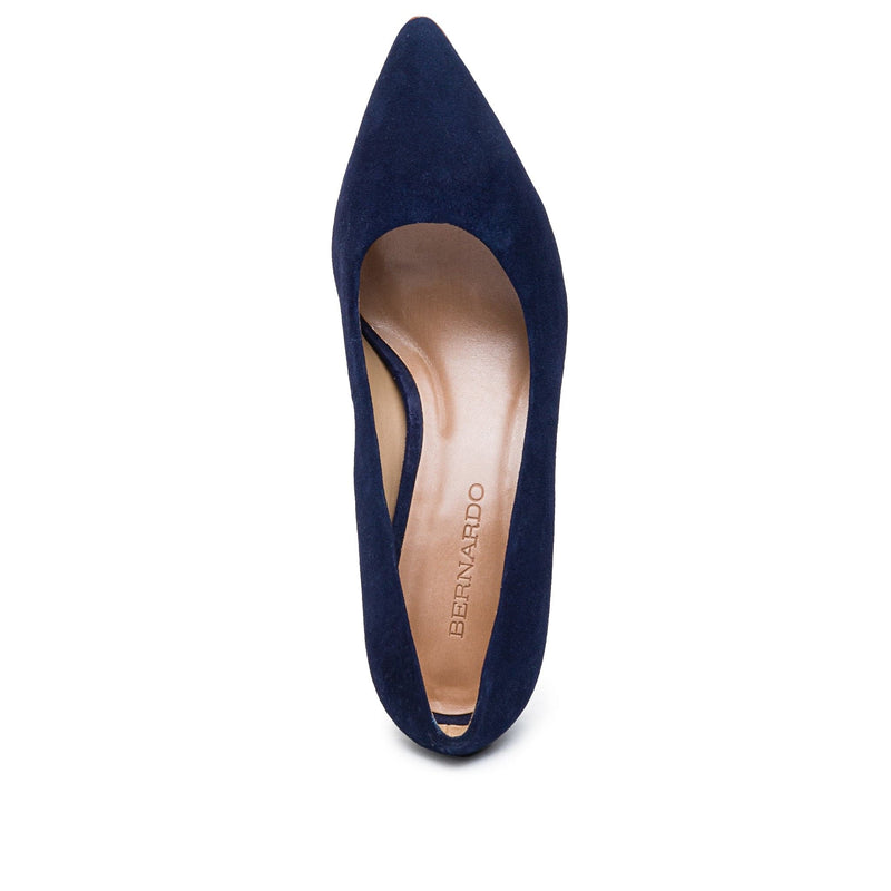 Dark Navy Women Bernardo Faryn Pointed-Toe Pumps | LIL8626KM