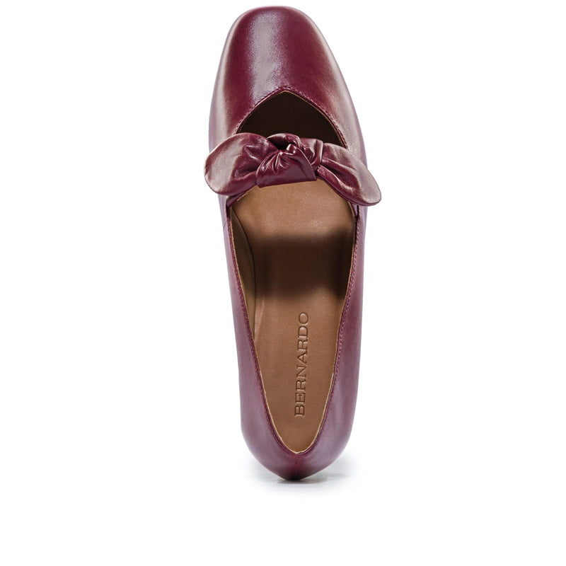 Dark Red Women Bernardo Emersyn Ballet Flats | WUQ2830QE