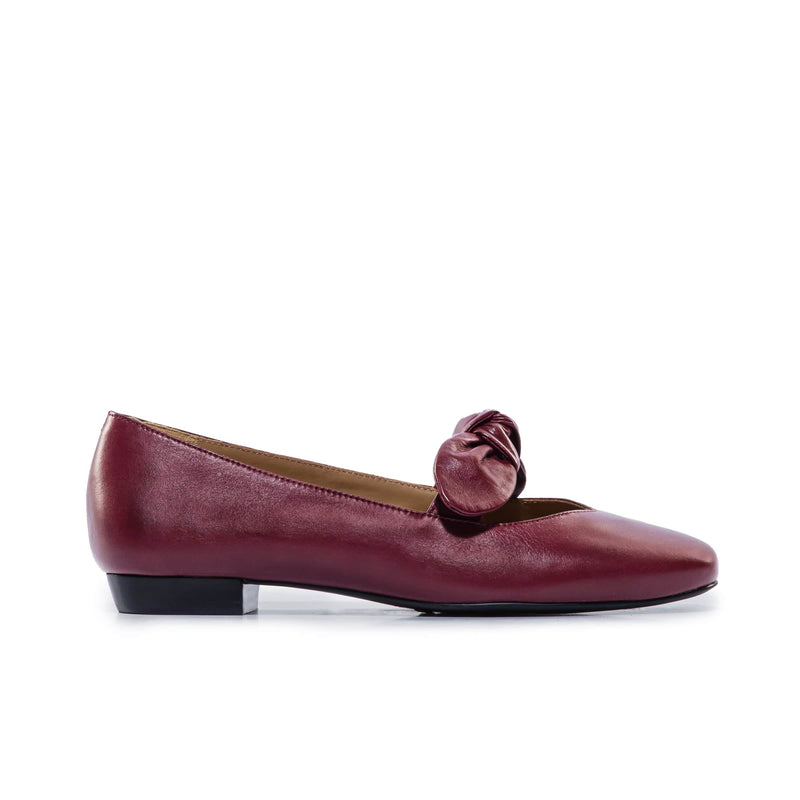 Dark Red Women Bernardo Emersyn Ballet Flats | WUQ2830QE