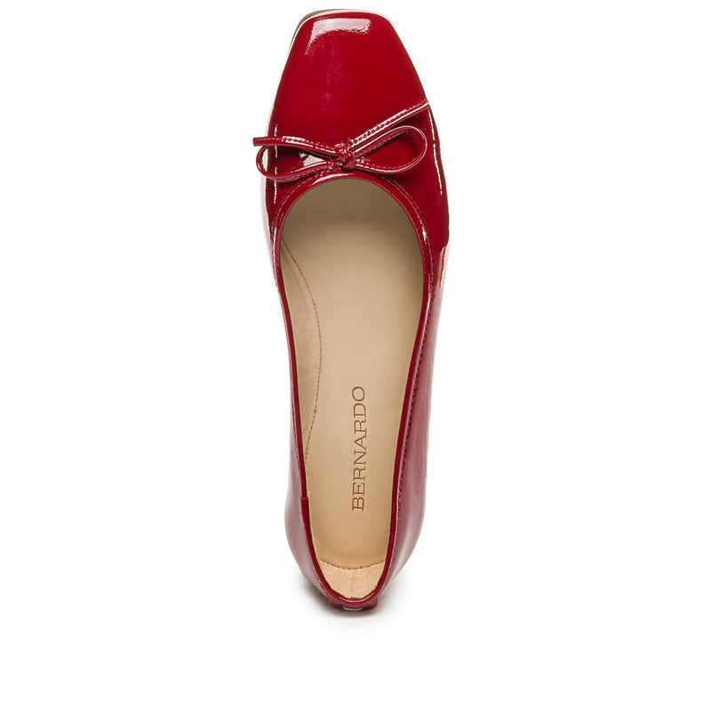 Dark Red Women Bernardo Gwynn Ballet Flats | FOY8380SK