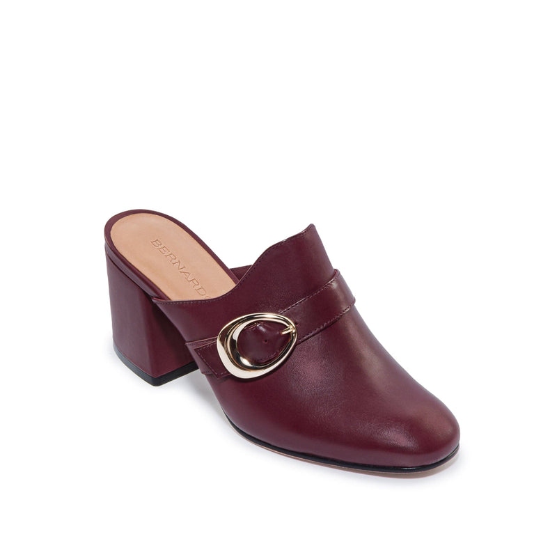 Dark Red Women Bernardo Natasia Mules | IHN6342BL