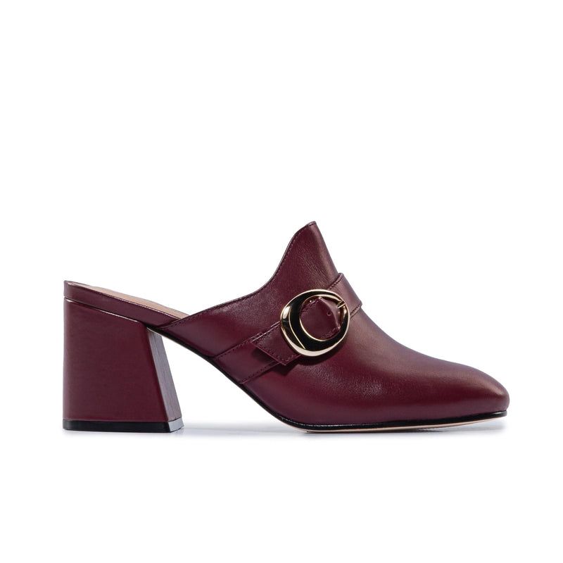 Dark Red Women Bernardo Natasia Mules | IHN6342BL