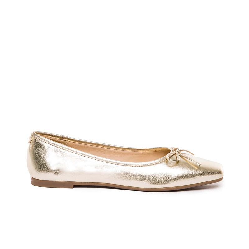 Gold Women Bernardo Gwynn Ballet Flats | HDA3510QI