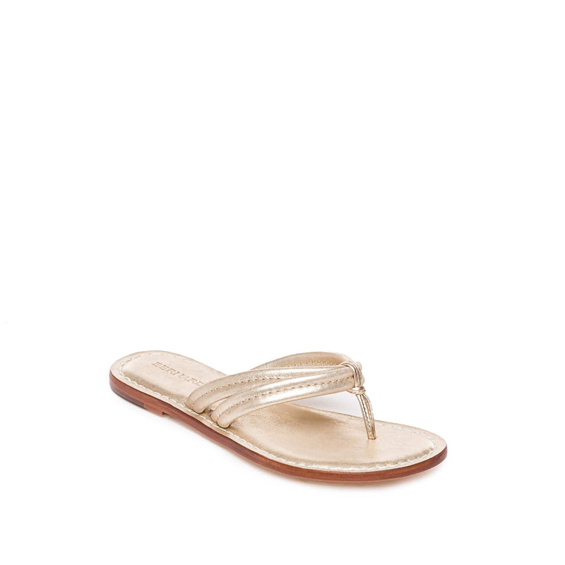 Gold Women Bernardo Miami Thong Slide Sandals | NIA5349RL