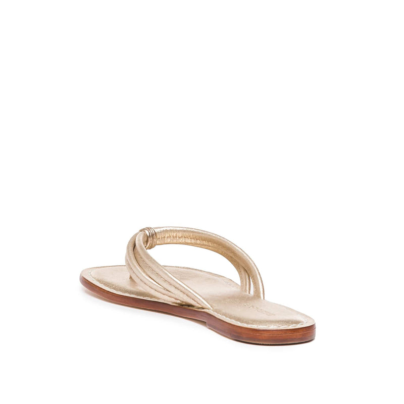 Gold Women Bernardo Miami Thong Slide Sandals | NIA5349RL